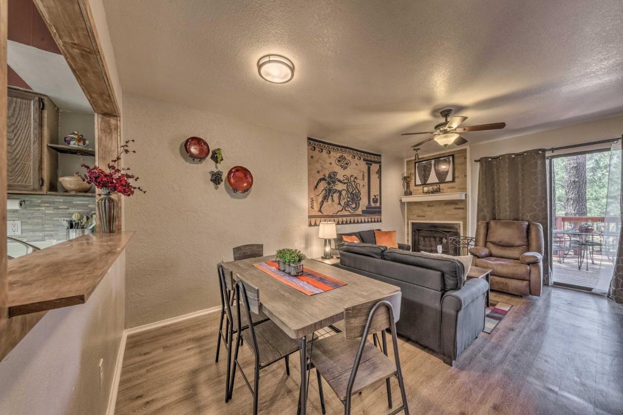 Forested Ruidoso Condo With Deck And Fireplace! Eksteriør billede