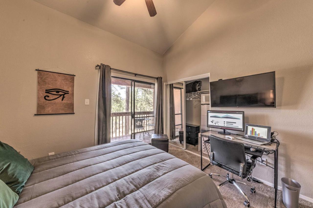 Forested Ruidoso Condo With Deck And Fireplace! Eksteriør billede