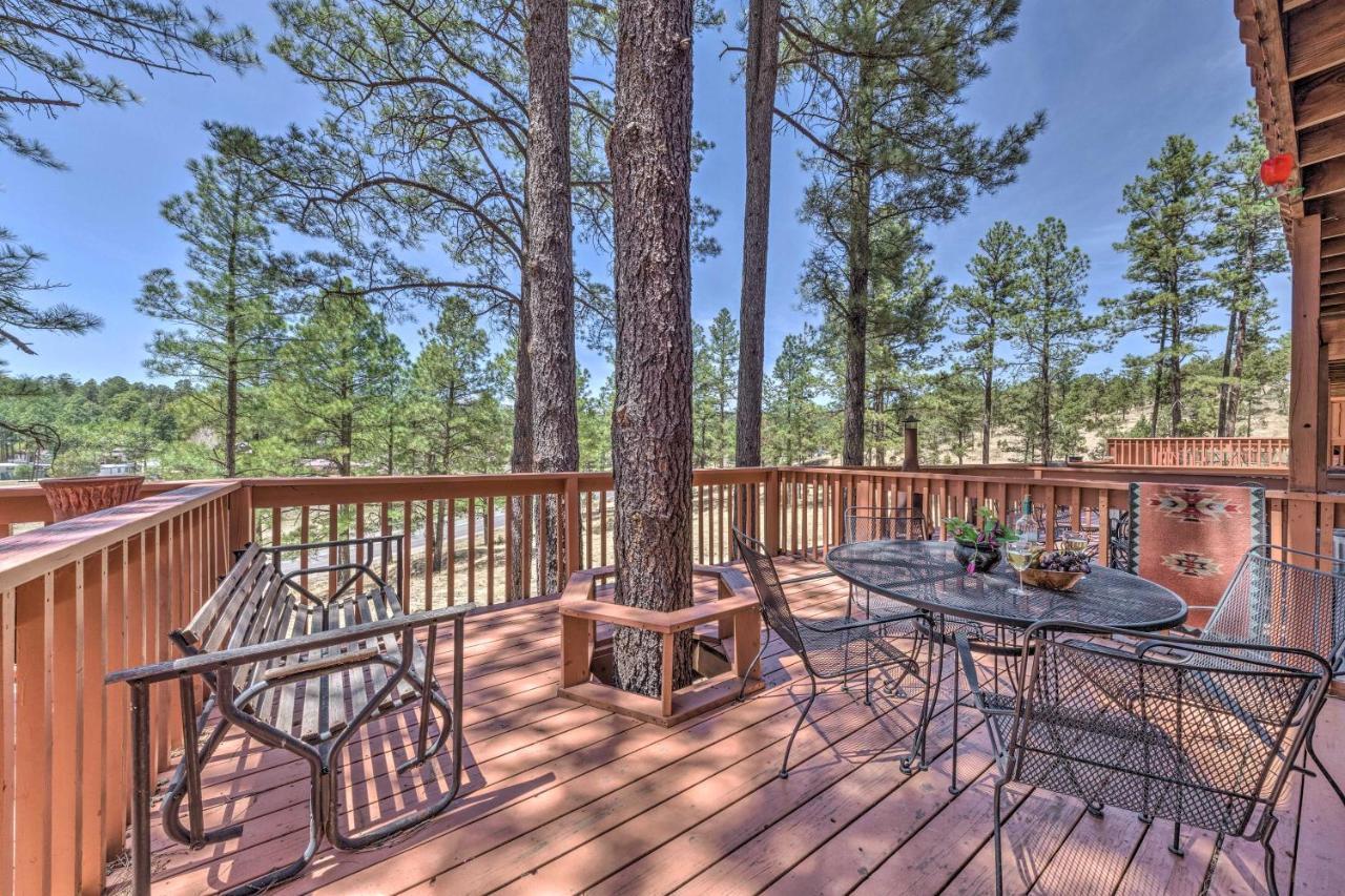 Forested Ruidoso Condo With Deck And Fireplace! Eksteriør billede